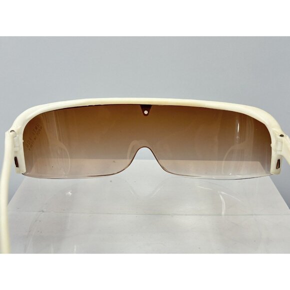 Vintage Brevettato Baruffaldi Wrap Sunglasses Ivory Frames Anti Fog Italy (L) - Picture 9 of 11